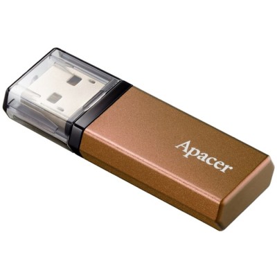 Флеш-пам'ять USB Apacer AH25C 64GB Bronze Brown USB 3.2 (AP64GAH25CJ-1)