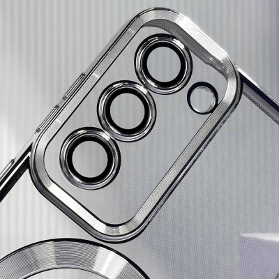 Чохол WAVE Metal Color Case with Magnetic Ring Samsung Galaxy S22 silver