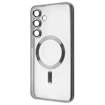 Чохол WAVE Metal Color Case with Magnetic Ring Samsung Galaxy S24 FE silver