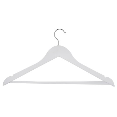 Вішалка IDEA HOME RE05163W д/од. дерево 44,5х23х1,2 см (10 шт) Білий (6707238)
