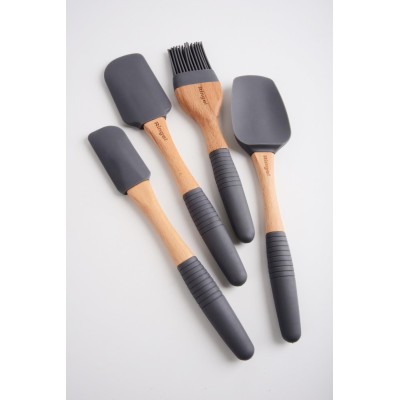 Кух.прилад RINGEL Grey line Лопатка силікон/дерево універсальна 25.5 см (RG-5128/3) Кух.прилад RINGEL Grey line Лопатка силікон/дерево універсальна 25.5 см (RG-5128/3)