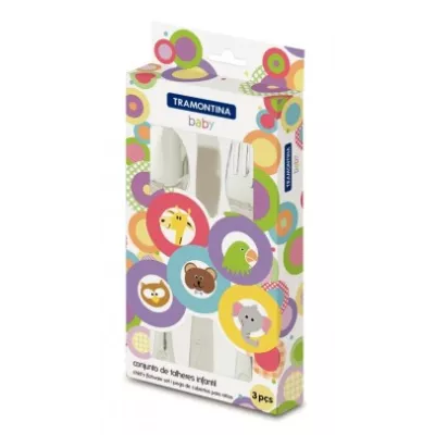 Столові прилади TRAMONTINA BABY /X3 пр. Стол.приладів (66970/020)