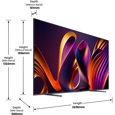Телевізор HISENSE 100E7NQ PRO