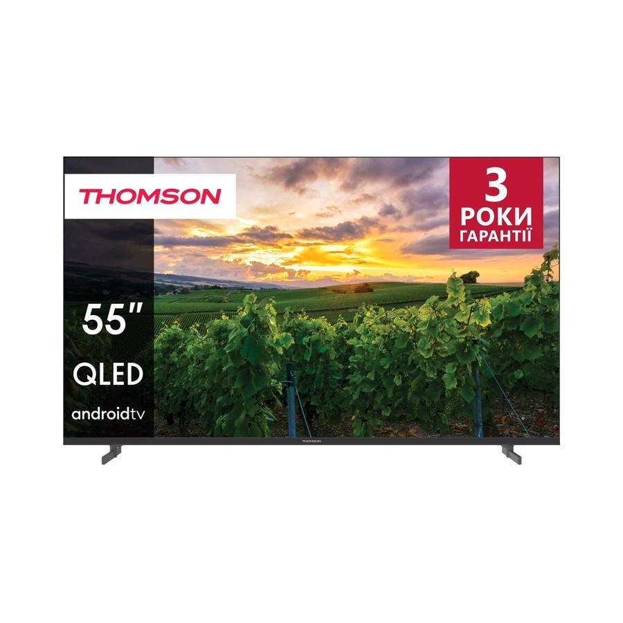 Телевізор Thomson Android TV 55" QLED 55QA2S13 Телевізор Thomson Android TV 55" QLED 55QA2S13