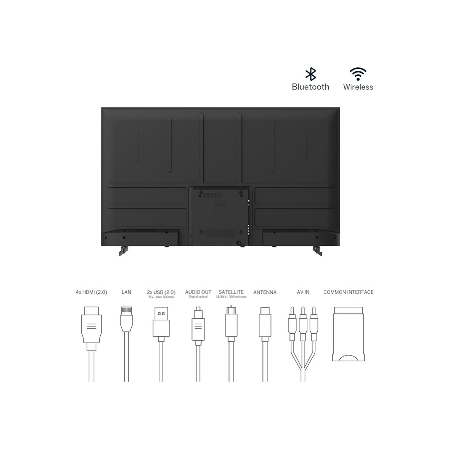 Телевізор Thomson Android TV 55" QLED 55QA2S13 Телевізор Thomson Android TV 55" QLED 55QA2S13