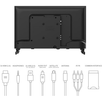 Телевізор Thomson Easy TV 24" HD 24HD2S13