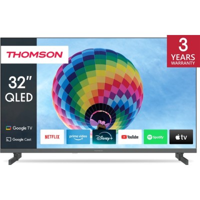 Телевізор Thomson Google TV 32" FHD QLED side feet 32QG4S14