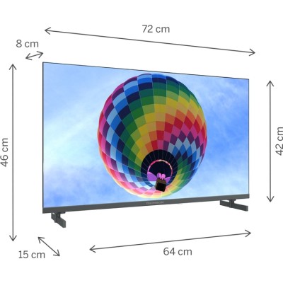 Телевізор Thomson Google TV 32" FHD QLED side feet 32QG4S14