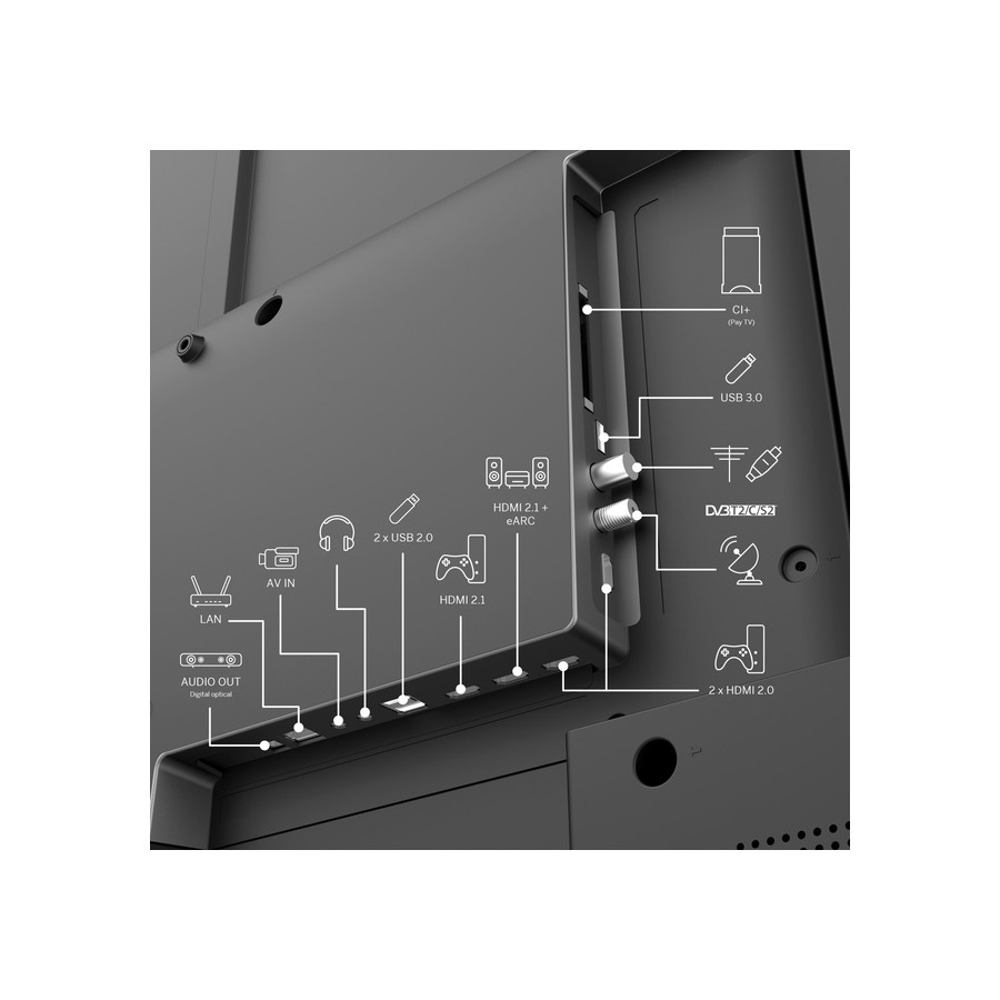 Телевізор Thomson Google TV 43" UHD QLED 43QG5C14 Телевізор Thomson Google TV 43" UHD QLED 43QG5C14