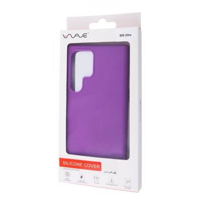 Чохол WAVE Full Silicone Cover Samsung Galaxy S22 Ultra black