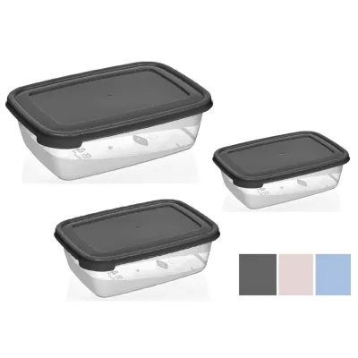 контейнер пл. BAGER BG-611 COOK&KEEP MIX/НАБІР/прям./0.3л/0.6л/1.2л (BG-611)