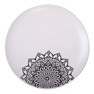 Тарілка Limited Edition KORA 20.5 см /десерт./біла (JH2068-2)