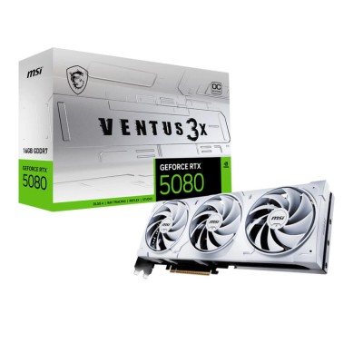Відеокарта PCIE16 RTX5080 16GB GDDR7 RTX5080 16G VEN 3X OCWHITE MSI