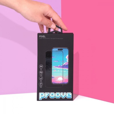 Захисне скло iPhone 15 Pro Max Proove Pixel (PGPPXI15PM01) black