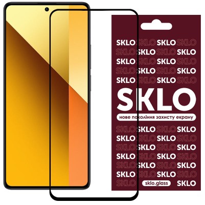 Захисне скло SKLO 5D (тех.пак) для Xiaomi Redmi Note 13 5G / 13 Pro 4G/5G / 14s /M6 Pro 4G/F6 Pro (Чорний) Захисне скло SKLO 5D (тех.пак) для Xiaomi Redmi Note 13 5G / 13 Pro 4G/5G / 14s /M6 Pro 4G/F6 Pro (Чорний)