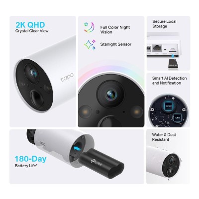 Мережева відеокамера SMART H.264 TAPO C420S2 TP-LINK
