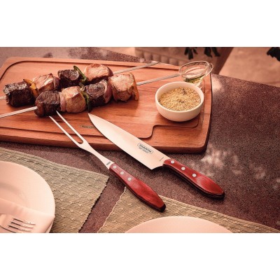 Ніж TRAMONTINA Barbecue POLYWOOD д/м'яса 203мм (шир.) (чер.дер)інд.уп (21189/178) Ніж TRAMONTINA Barbecue POLYWOOD д/м'яса 203мм (шир.) (чер.дер)інд.уп (21189/178)