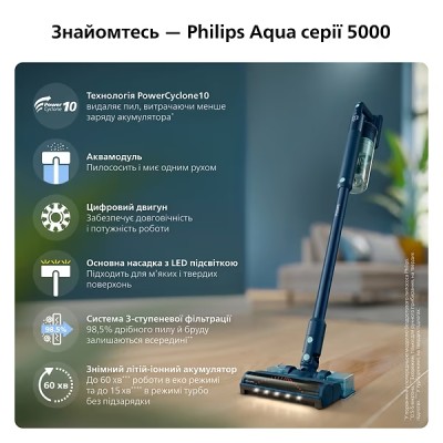 Пилосос акумуляторний PHILIPS XC5141/01 Пилосос акумуляторний PHILIPS XC5141/01