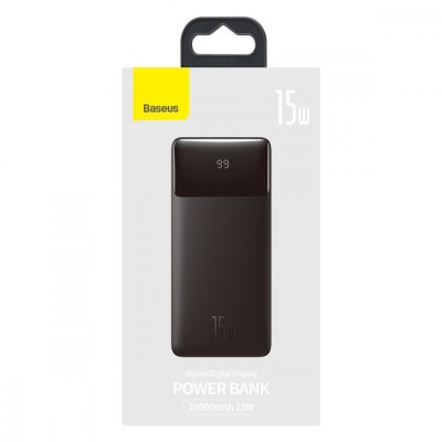 Портативна батарея Baseus 20000mAh 15W Bipow (PPBD050101) Black