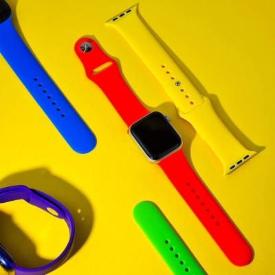Ремінець Apple Watch Sport Band 38/40/41 mm (S/M & M/L) 3pcs black