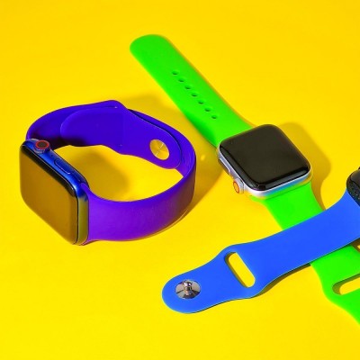 Ремінець Apple Watch Sport Band 38/40/41 mm (S/M & M/L) 3pcs black
