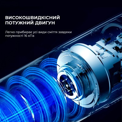 Ручний пилосос Deerma Vacuum Cleaner Blue (DX1000W)