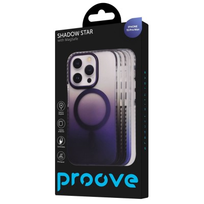 Чохол Proove Shadow Star Case with Magnetic Ring iPhone 15 Pro Max gray (PCSSIP15PM05)