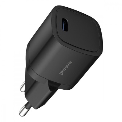 Зарядний Пристрій Proove Silicone Power 20W (Type-C) (WCSP20010001) Black