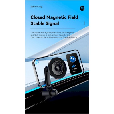 Автомобільний тримач ESSAGER Berlin magnetic car mount outlet model (EZJCFK-BL01-Z)