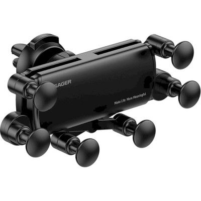 Автомобільний тримач Essager Tourist Gravity Car Mount Phone Holder (EZJZL-TR01) Black
