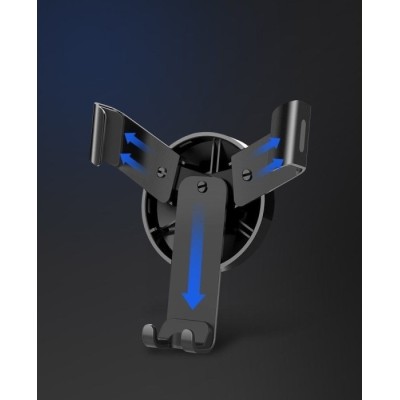 Автомобільний тримач UGREEN LP130 Gravity Drive Air Vent Mount Phone Holder (50564) Space Gray