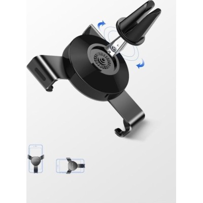 Автомобільний тримач UGREEN LP130 Gravity Drive Air Vent Mount Phone Holder (50564) Space Gray
