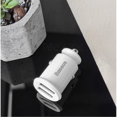 АЗП Baseus Grain Metal 3.1A/2USB (CCALL-ML02) White АЗП Baseus Grain Metal 3.1A/2USB (CCALL-ML02) White