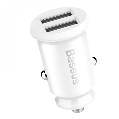 АЗП Baseus Grain Metal 3.1A/2USB (CCALL-ML02) White АЗП Baseus Grain Metal 3.1A/2USB (CCALL-ML02) White