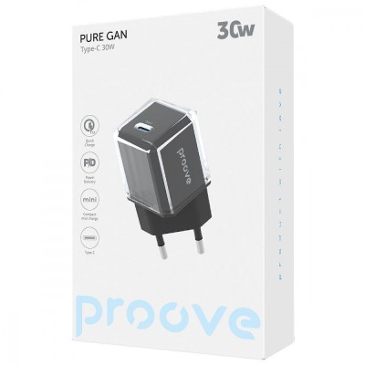 Зарядний Пристрій Proove Pure GaN 30W (Type-C) (WCPU30012202) white