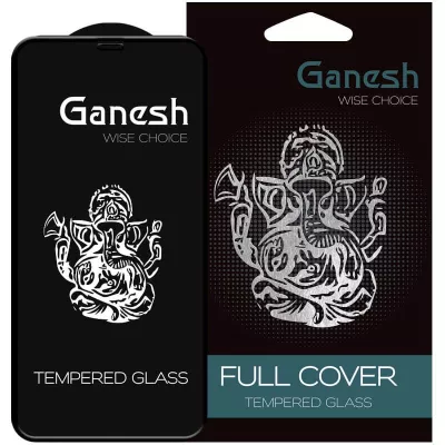 Захисне скло IPhone X/XS/11 Pro Ganesh (Full Cover) Black