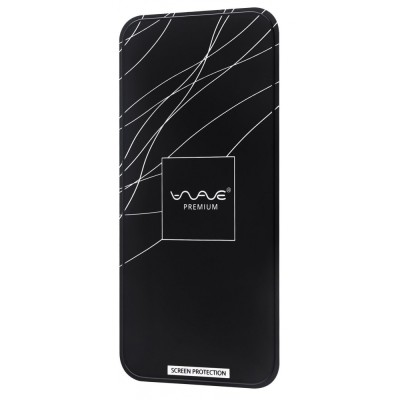 Захисне скло iPhone 14 Pro/15/16 WAVE Premium black