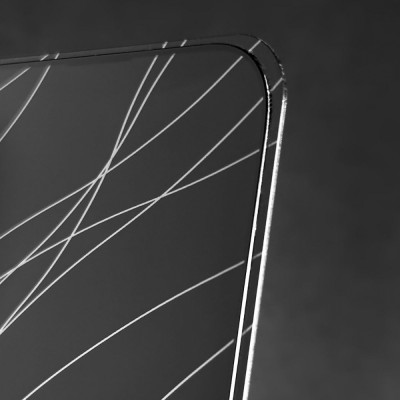 Захисне скло iPhone 14 Pro/15/16 WAVE Premium black