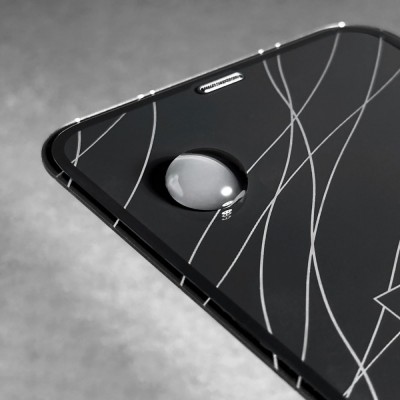 Захисне скло iPhone 14 Pro/15/16 WAVE Premium black
