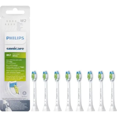 Зубна електрощітка PHILIPS HX6068/12 насадки W2 Optimal White 8 шт