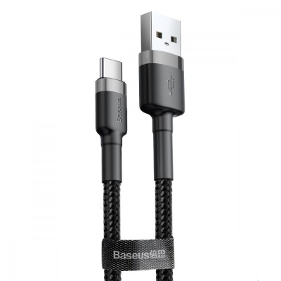 Кабель Baseus Cafule USB кабель USB For Type-C 2A 3m (CATKLF-U09) Red/Red