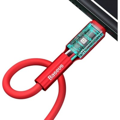 Кабель Baseus Silica Lightning (CALGJ-09) Red 1m