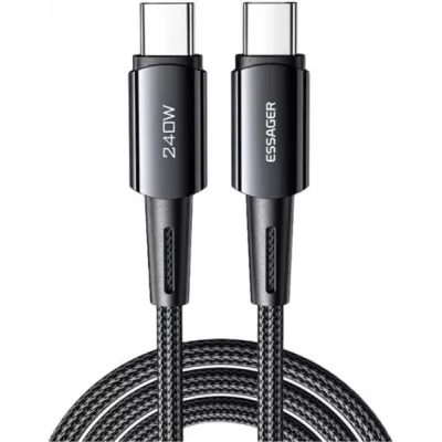 Кабель ESSAGER (PP bag) Sunset C-C 240W Data cable 1M (EXCTT3-CG0G-P)