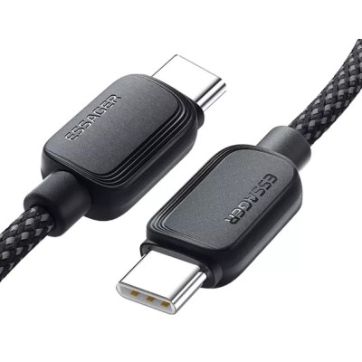 Кабель ESSAGER Breeze USB Cable Type C To Type C 1M 100W (EXCTT1-WL01-P) Black Кабель ESSAGER Breeze USB Cable Type C To Type C 1M 100W (EXCTT1-WL01-P) Black