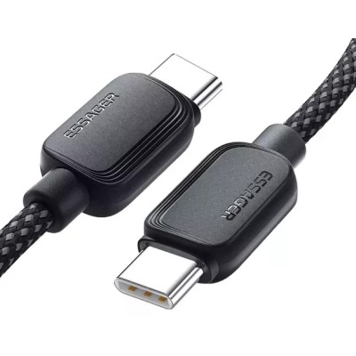 Кабель ESSAGER Breeze USB Cable Type C to Type C 2M 100W (EXCTT1-WLA01-P) Black