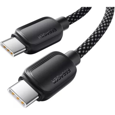Кабель ESSAGER Breeze USB Cable Type C to Type C 2M 100W (EXCTT1-WLA01-P) Black