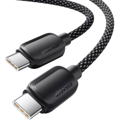 Кабель ESSAGER Breeze USB Cable Type C to Type C 3M 100W (EXCTT1-WLC01-P) Black