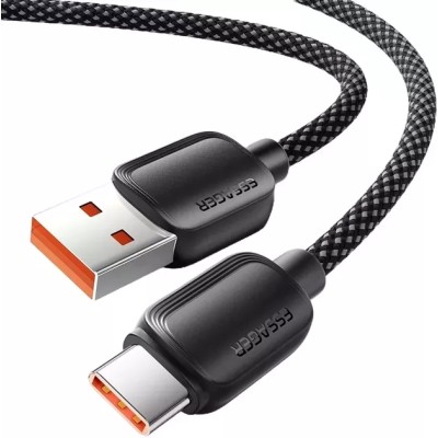 Кабель ESSAGER Breeze USB Cable USB-A to Type C 3M 100W (EXC7A-WLC01-P) Black