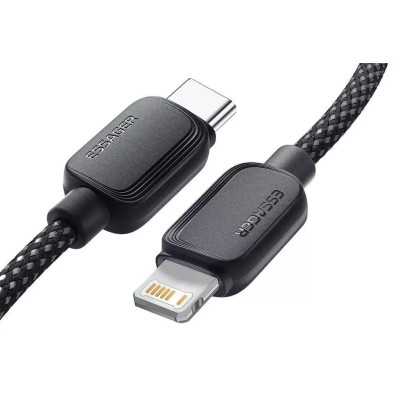 Кабель ESSAGER Breeze USB Cable USB-C to Ligthning 1M 20W (EXCTL-WL01-P) Black Кабель ESSAGER Breeze USB Cable USB-C to Ligthning 1M 20W (EXCTL-WL01-P) Black