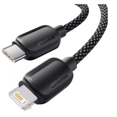 Кабель ESSAGER Breeze USB Cable USB-C to Ligthning 1M 20W (EXCTL-WL01-P) Black Кабель ESSAGER Breeze USB Cable USB-C to Ligthning 1M 20W (EXCTL-WL01-P) Black
